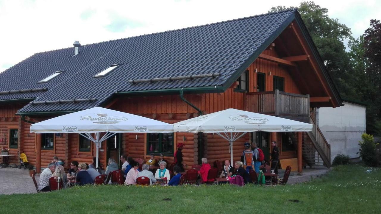 Blockhaus - Ferienwohnung Sunrise Augustusburg Buitenkant foto